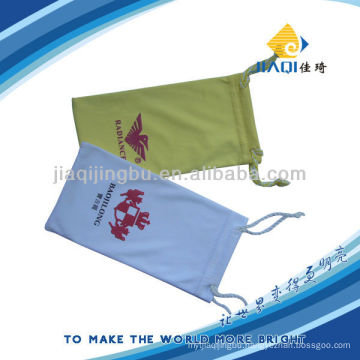 High Quality Microfiber Sunglass Soft Drawstring Pouch